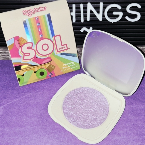 SOL BODY LAVENDER SHIMMERING BODY POWDER HIGHLIGHTER - Picture 4 of 6
